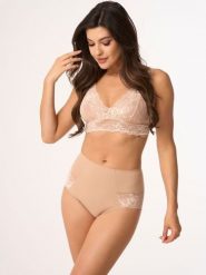Figi Model BBL 203 Beige - Babell. Brązowe figi Babell, bez wzorów, z dzianiny. Za 100.13 zł.