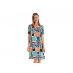 Sukienka plażowa rozm. L Bluish L257425. Szlafroki damskie Massana Homewear, z aplikacjami, z materiału, bez kaptura. Za 249.00 zł.
