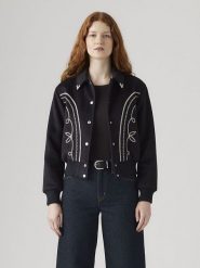 Levi's Kurtka w kolorze czarnym rozmiar: S. Czarne kurtki damskie Levi's, s, bez wzorów, prążkowane, bez kaptura. Za 315.95 zł.