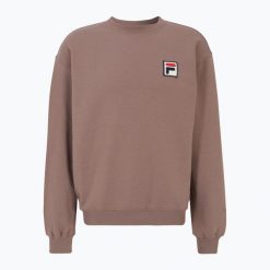 Bluza FILA Broby Crew Neck. Brązowe bluzy damskie Fila, l, bez wzorów, z bawełny, bez kaptura. Za 319.99 zł.