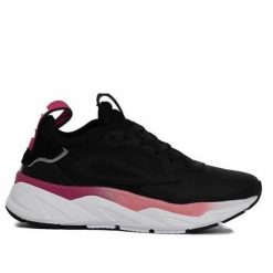 Buty do chodzenia damskie Fila Amore F. Czarne obuwie sportowe damskie Fila, z materiału, bez zapięcia, trekkingowe. Za 336.00 zł.