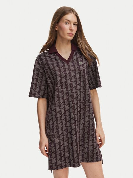 Lacoste Sukienka codzienna EF8309 Kolorowy Regular Fit. Sukienki damskie Lacoste, bez wzorów, bez ramiączek. Za 789.99 zł.