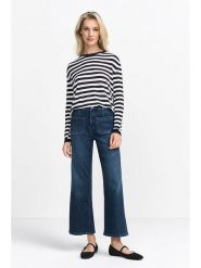 Rich & Royal Sweter w kolorze biało-czarnym rozmiar: M. Białe swetry klasyczne damskie Rich & Royal, m, bez kołnierzyka. Za 294.95 zł.