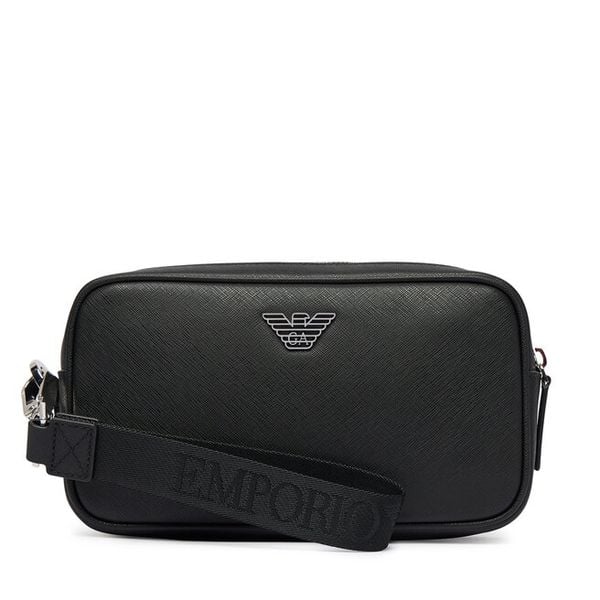 Kosmetyczka Emporio Armani. Czarne kosmetyczki damskie Emporio Armani, bez wzorów. Za 989.99 zł.