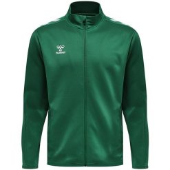Kurtka z dresu Hummel Core Xk. Zielone kurtki sportowe damskie Hummel, bez wzorów, z dresówki, bez kaptura. Za 202.00 zł.