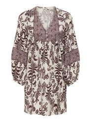 ONLY Sukienka w kolorze beżowym rozmiar: XS. Brązowe sukienki damskie Only, bez wzorów, z bawełny, bez ramiączek. Za 70.08 zł.