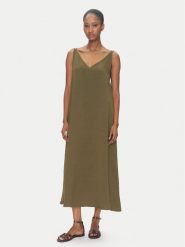 ViCOLO Sukienka letnia TD0758 Khaki Regular Fit. Brązowe sukienki damskie ViCOLO, bez wzorów, z wiskozy, bez ramiączek. Za 309.99 zł.