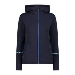 Damska kurtka turystyczna CMP. Niebieskie kurtki damskie CMP, bez wzorów, z softshellu, bez kaptura. Za 451.60 zł.