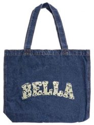 Zwillingsherz Shopper bag "Bella" w kolorze granatowym - 42 x 40 cm rozmiar: onesize. Niebieskie shopper bag Zwillingsherz, bez wzorów, z materiału, na ramię, bez dodatków. Za 122.38 zł.