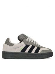 Adidas Sneakersy Samba Xlg KI6159 Szary. Szare buty sportowe chłopięce Adidas, ze skóry, bez zapięcia. Za 439.99 zł.