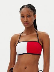 Tommy Hilfiger Góra od bikini UW0UW05816 Czerwony. Czerwone bikini Tommy Hilfiger, bez wzorów, z syntetyku. Za 129.99 zł.