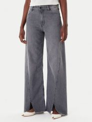 Simona Corsellini Jeansy A25CPPAT0601 Szary Wide Leg. Szare jeansy damskie SIMONA CORSELLINI. Za 769.99 zł.