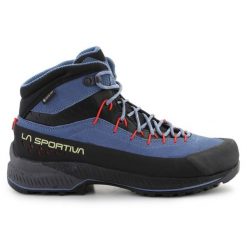 Buty La Sportiva TX4 Evo Mid Gtx 37G644322 GORE-TEX niebieskie. Niebieskie obuwie trekkingowe damskie z gore-texu, bez zapięcia. Za 1,396.44 zł.