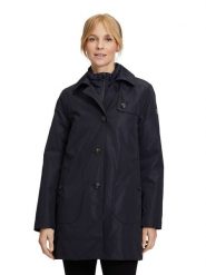 Betty Barclay Płaszcz zimowy w kolorze granatowym rozmiar: 46. Niebieskie płaszcze damskie Betty Barclay, na zimę, bez wzorów, z puchu, bez kaptura. Za 347.99 zł.