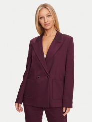 Guess Marynarka Viviane W4BN58 WGIH2 Bordowy Regular Fit. Czerwone marynarki i żakiety damskie Guess, l, z aplikacjami, z wiskozy. Za 449.99 zł.