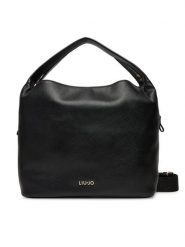 Liu Jo Torebka Ecs M Hobo AF5058 E0058 Czarny. Czarne torebki klasyczne damskie Liu Jo, ze skóry, bez dodatków. Za 499.99 zł.