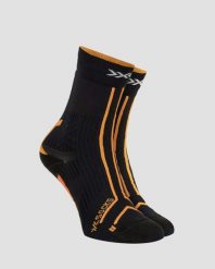 Skarpety trailowe X-Socks Trailrun Terraskin Expert Crew. Brązowe skarpetki damskie X Socks, bez wzorów, z materiału. Za 119.00 zł.