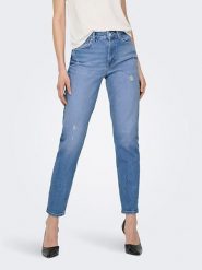 ONLY Dżinsy - Regular fit - w kolorze błękitnym rozmiar: W30/L32. Niebieskie jeansy damskie Only, z podwyższonym stanem. Za 131.74 zł.