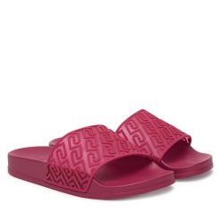 Klapki Liu Jo. Czerwone klapki damskie Liu Jo, bez wzorów, bez obcasa, bez zapięcia. Za 239.99 zł.