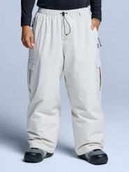 Spodnie narciarskie - Unisex - Szeroki krój - Park - Stone. Brązowe spodnie sportowe damskie POEDERBAAS, s, bez wzorów, z materiału, narciarskie. Za 698.52 zł.