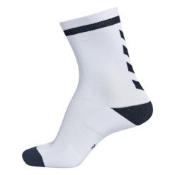 Skarpety sportowe dla dorosłych Hummel Elite Indoor Sock Low. Białe skarpetki damskie Hummel, bez wzorów, z elastanu. Za 19.99 zł.