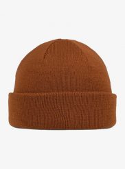 Czapka zimowa Buff Lilon Fisherman - copper. Brązowe czapki damskie Buff, na zimę, bez wzorów, z dzianiny. Za 107.10 zł.