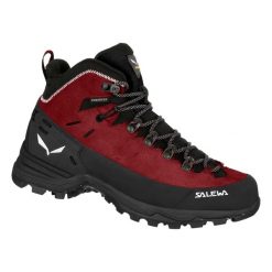 Buty trekkingowe damskie Salewa Alp Mate Winter Mid Wp. Czerwone obuwie trekkingowe damskie Salewa, z materiału, bez zapięcia. Za 770.00 zł.