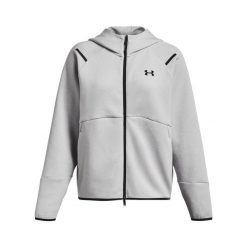 Damska bluza z kapturem zapinana na zamek Under Armour Unstoppable Fleece. Czarne bluzy damskie Under Armour, bez wzorów, z kapturem. Za 590.99 zł.