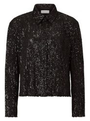 Rich & Royal Bluzka w kolorze czarnym rozmiar: L. Czarne bluzki damskie Rich & Royal, l, bez wzorów, bez kołnierzyka, bez ramiączek. Za 234.94 zł.