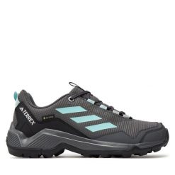 Trekkingi adidas. Szare obuwie sportowe treningowe Adidas, z gore-texu, trekkingowe, Adidas Terrex, gore-tex. Za 359.99 zł.