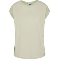Koszulka Damska Z Rozszerzonym Ramieniem. Zielone koszulki damskie Urban Classics, xl, bez wzorów, bez kołnierzyka, bez ramiączek. Za 54.99 zł.