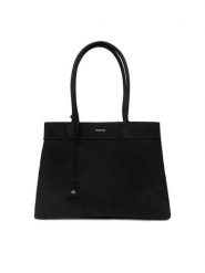 Gino Rossi Torebka EO-LOLA-LA513-114-1 Czarny. Czarne shopper bag Gino Rossi, bez wzorów, ze skóry, bez dodatków. Za 279.99 zł.