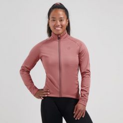 Kurtka rowerowa damska Rogelli Essential II softshell. Brązowe kurtki sportowe damskie Rogelli, bez wzorów, z softshellu, bez kaptura. Za 367.00 zł.