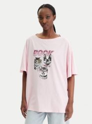 Liu Jo T-Shirt WA6131 J3868 Różowy Regular Fit. Czerwone t-shirty damskie Liu Jo, s, bez wzorów, z bawełny, bez kołnierzyka. Za 339.99 zł.