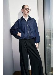 Trendyol Kurtka dżinsowa w kolorze niebieskim rozmiar: XL. Niebieskie kurtki damskie Trendyol, xl, bez wzorów, z bawełny, bez kaptura. Za 173.99 zł.