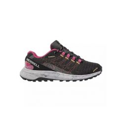 Veste FLY STRIKE Merrell BLACK/FUCHSIA J067444 - Merrell. Czarne obuwie sportowe damskie Merrell, z materiału, bez zapięcia, do biegania. Za 522.00 zł.
