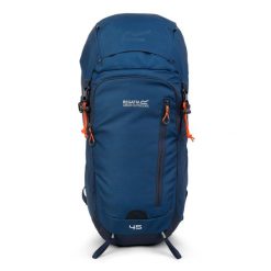 Plecak turystyczny 45L Highton V2. Niebieskie plecaki Regatta, bez wzorów. W wyprzedaży za 349.99 zł.
