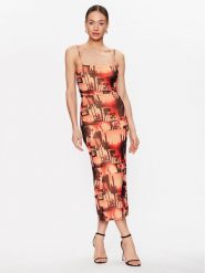 Hugo Sukienka codzienna Nalinda 50489110 Kolorowy Slim Fit. Sukienki damskie Hugo, bez wzorów, z syntetyku, bez ramiączek. Za 389.99 zł.