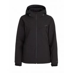 Damska kurtka narciarska softshell Protest PRTSUZANAI. Czarne kurtki sportowe damskie Protest, bez wzorów, z softshellu, bez kaptura. Za 726.90 zł.