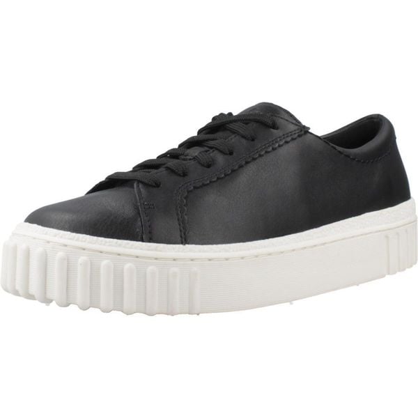 Buty CLARKS MAYHILL WALK Czarny. Czarne obuwie trekkingowe damskie Clarks, ze skóry, bez zapięcia. Za 361.99 zł.