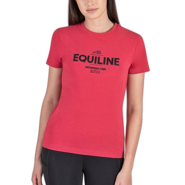 Koszulka damska Equiline Chloec. Czerwone koszulki sportowe damskie EQODE BY EQUILINE, bez wzorów, bez ramiączek, do jazdy konnej. Za 274.50 zł.