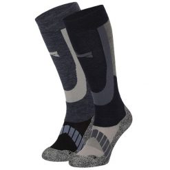 Skarpety narciarskie unisex 2 pary. Niebieskie skarpetki damskie XTREME, bez wzorów, z poliamidu. Za 164.54 zł.