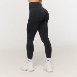 Legginsy damskie fitness bezszwowe Fierce. Szare legginsy damskie GYMBEAM, s, bez wzorów, z elastanu. Za 110.90 zł.