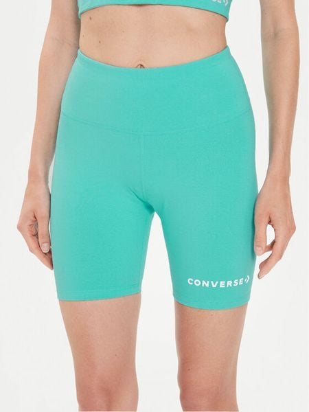 Converse Szorty sportowe W Wordmark Bike Short 10024539-A12 Niebieski Skinny Fit. Niebieskie spodenki sportowe damskie Converse, m, bez wzorów, z bawełny. Za 139.99 zł.