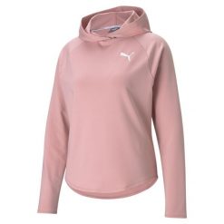 Damska bluza z kapturem Active PUMA Bridal Rose Pink. Czerwone bluzy damskie Puma, xs, bez wzorów, z elastanu, z kapturem. Za 118.26 zł.