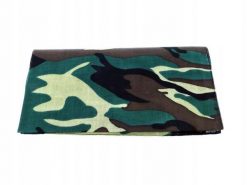 Chusta bandana kamuflaż. Brązowe chusty damskie MFH MAX FUCHS, bez wzorów, z bawełny. Za 13.99 zł.