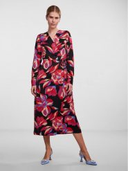 YAS Sukienka codzienna Pella 26030740 Kolorowy Regular Fit. Sukienki damskie YAS, bez wzorów, z syntetyku, bez ramiączek. Za 189.99 zł.