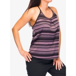 Koszulka damska Black Diamond Integrale Tank. Fioletowe koszulki damskie Black Diamond, bez wzorów, bez kołnierzyka, bez ramiączek. Za 129.99 zł.