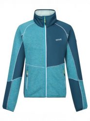 Regatta Kurtka polarowa "Lindalla VII" w kolorze błękitno-niebieskim rozmiar: 40. Niebieskie kurtki damskie Regatta, bez wzorów, z materiału, bez kaptura. Za 126.45 zł.