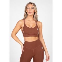 Arizona Biustonosz sportowy - Brązowy. Brązowe biustonosze sportowe damskie GORILLA WEAR, bez wzorów. Za 212.00 zł.